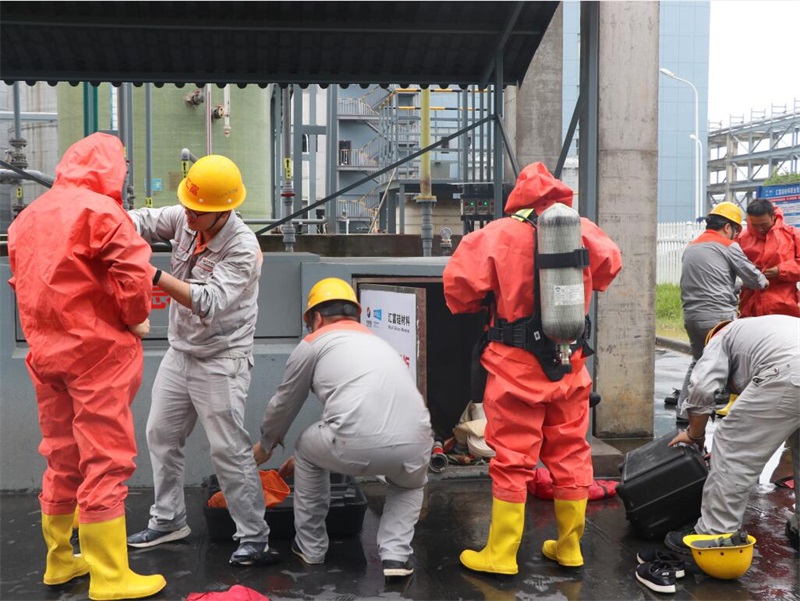 匯富硅材料開展第二季度安全演習